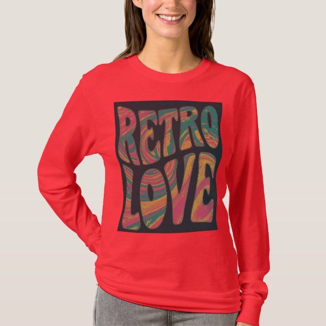 Retro love  T-Shirt (Front)