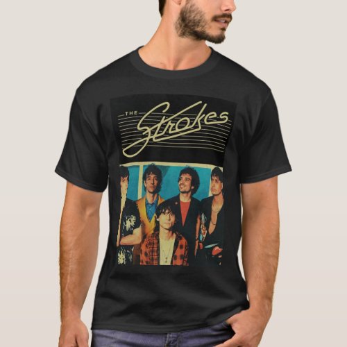 Retro Love The Strokes_Band Classic Gift T_Shirt