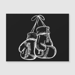 Retro Love White Boxing Gloves Gifts Boxer Gift