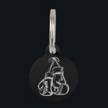 Retro Love White Boxing Gloves Gifts Boxer Gift  Pet ID Tag<br><div class="desc">Retro Love White Boxing Gloves Gifts Boxer Gift</div>