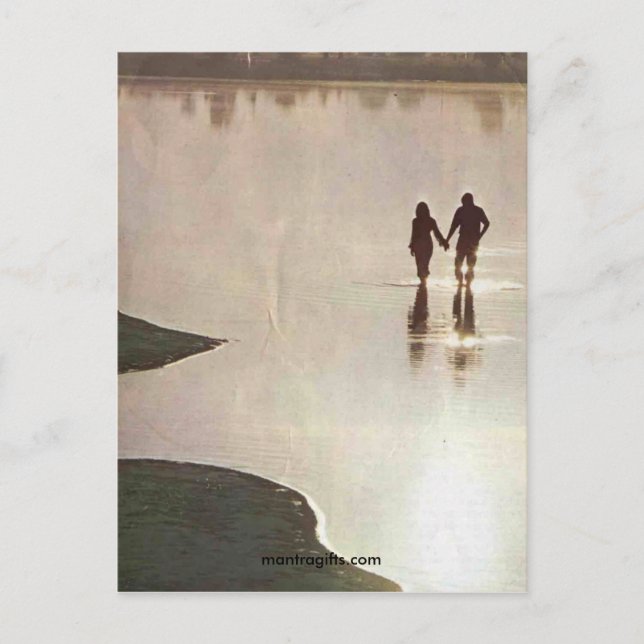 Retro Lovers Seventies Postcard (Front)