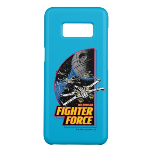Retro Luke Skywalker Fighter Force X_Wing Badge Case_Mate Samsung Galaxy S8 Case