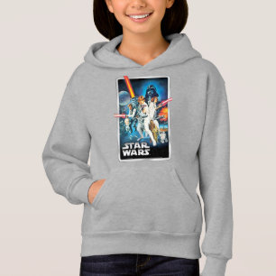 Retro Luke Skywalker, Leia, & Han Solo Theatrical Hoodie