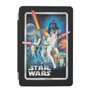 Retro Luke Skywalker, Leia, & Han Solo Theatrical iPad Mini Cover