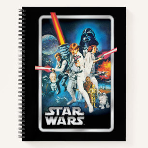 Retro Luke Skywalker, Leia, & Han Solo Theatrical Notebook