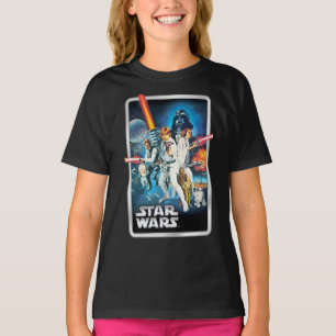 Retro Luke Skywalker, Leia, & Han Solo Theatrical T-Shirt