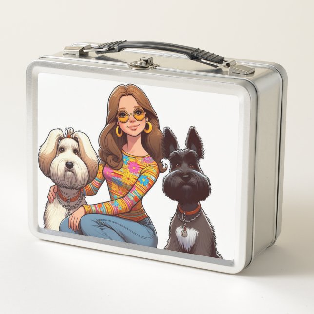 Retro Lunch Box – Vintage Style, Everyday Fun! 🎒✨ (Front)