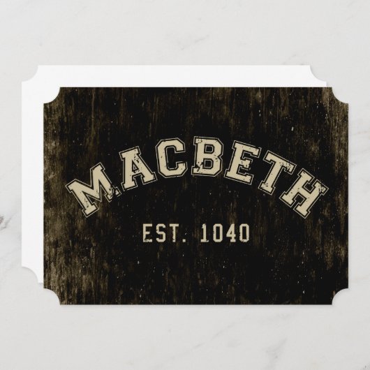 Retro Macbeth (Front/Back)