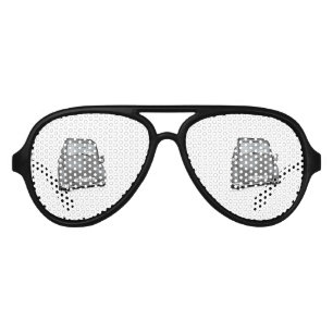 retro machine aviator sunglasses