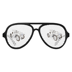 retro machine aviator sunglasses