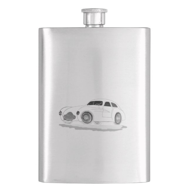 retro machine flask (Front)