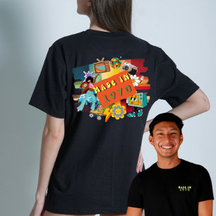 Retro "Made in 1970" 70s Birthday Milestone T-Shirt