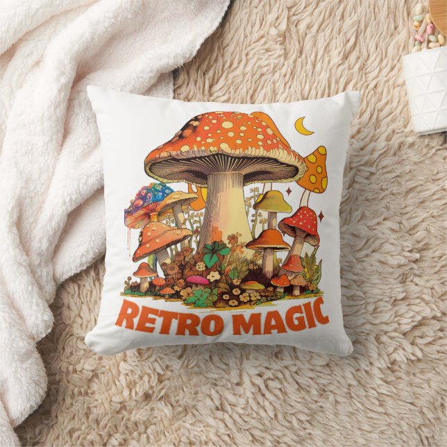 Retro Magic Throw Pillow (Blanket)