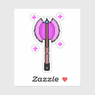 Retro Magical Axe Sticker