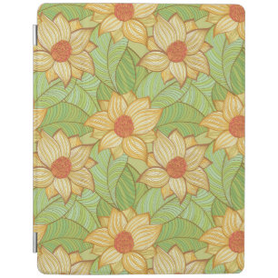 Retro Magnolia Pattern iPad Smart Cover