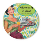 Retro Make Yourself At Home Clean My Kitchen