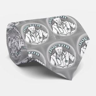 Retro Male Doctor Neck Tie
