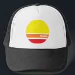 Retro Malibu trucker hat<br><div class="desc">Retro, 70s style skater trucker hat.</div>