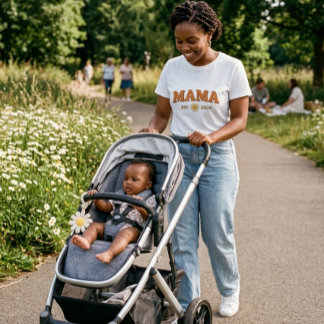 Retro Mama Est 2026 Daisy T-Shirt
