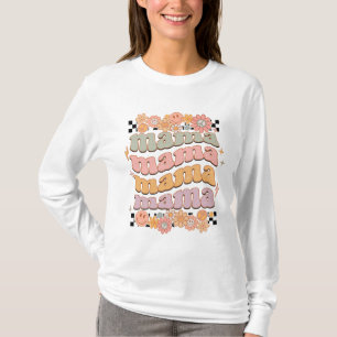 Retro Mama Motherhood proud mom retro design T-Shirt