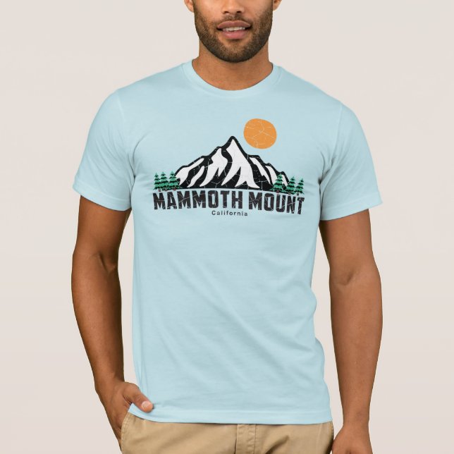 Retro Mammoth Mountain Ski Sunset T-Shirt (Front)