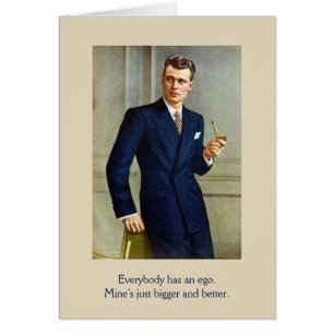 Retro Man - Bigger and Better Ego, Cards