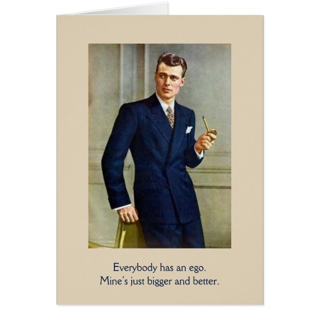 Retro Man - Bigger and Better Ego, Cards (Front)