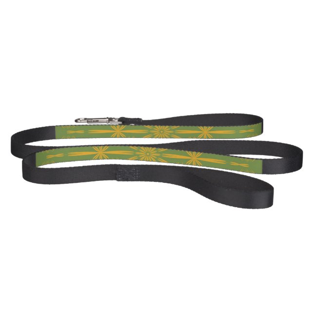 Retro Mandala Avocado Pet Leash (Full)
