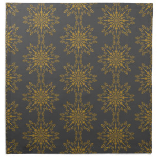 Retro Mandala Dusk Cloth Napkins 