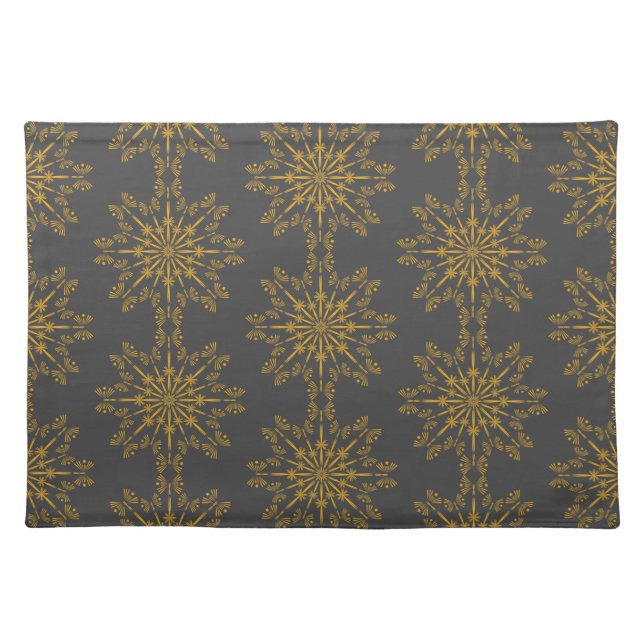 Retro Mandala Dusk Cloth Placemat (Front)