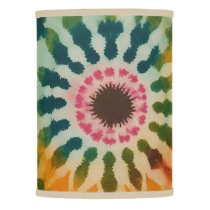 Retro Mandala Tie Dye Lamp Shade