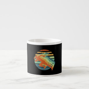 Retro Marathon Runner Running Player Sports Fan Espresso Cup