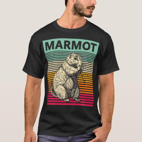 Retro Marmot Vintage Marmot  T_Shirt