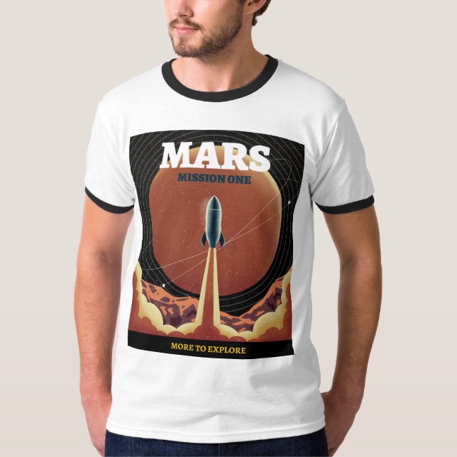 Retro Mars expedition   T-Shirt (Front)