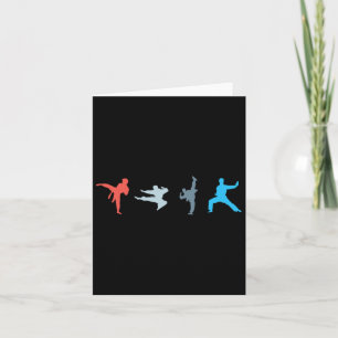 Retro Martial Art Black Belt Athlete Japanese Spor Card