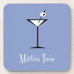 Retro Martini Beverage Coaster