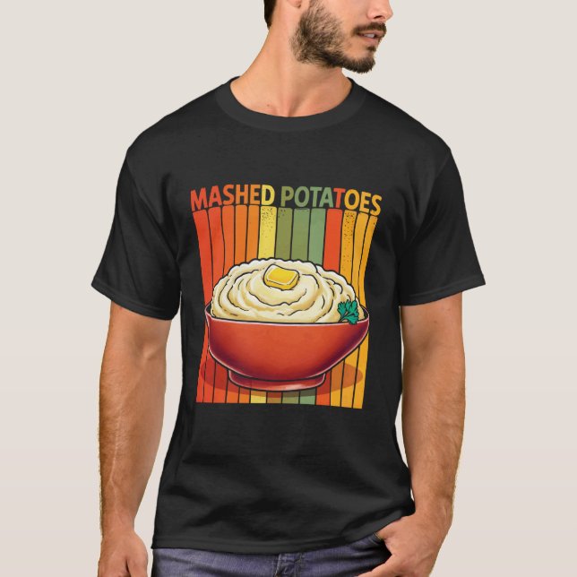 Retro Mashed Potatoes T-Shirt (Front)