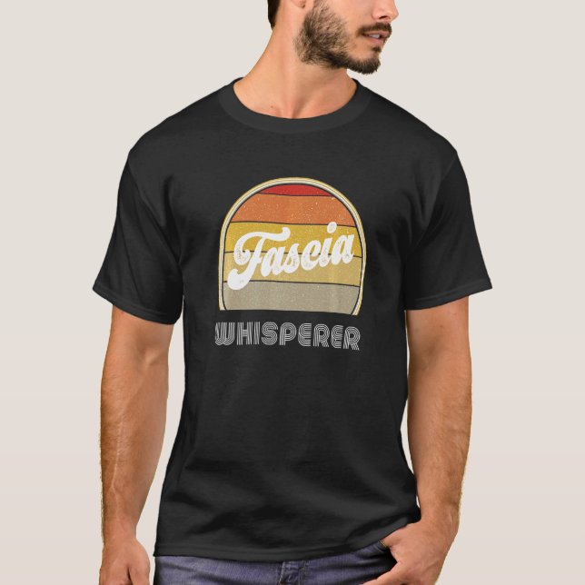 Retro Massage Therapy Fascia Whisperer Myofascial  T-Shirt (Front)
