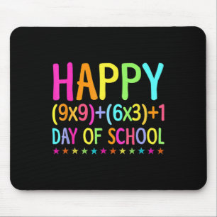 Retro Math Formula 100 Days Of School Teacher Boy Mouse Pad