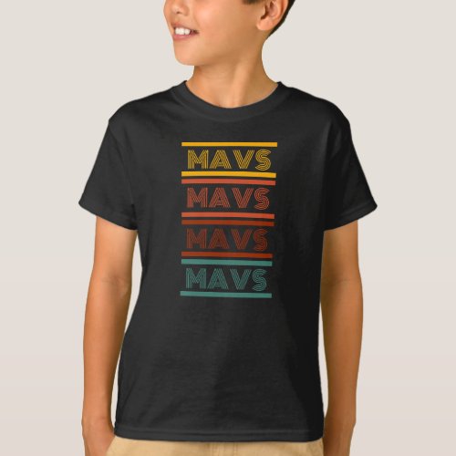 Retro Mavs Mini Version T_Shirt