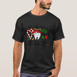 Retro May Your Smile Be Merry Bright Dental Christ T-Shirt