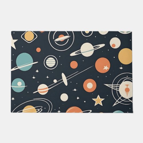 Retro MCM Space Age Doormat