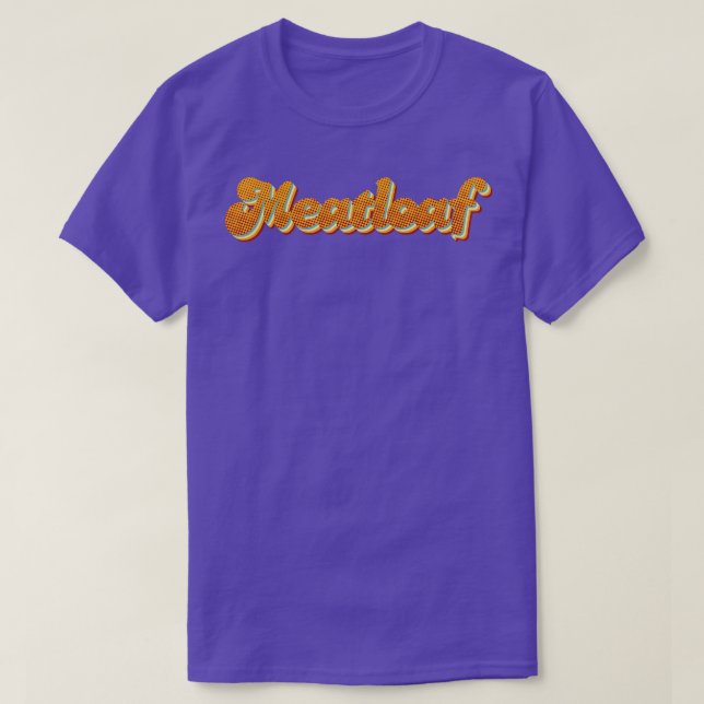 Retro Meatloaf T-Shirt (Design Front)