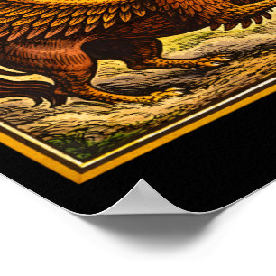 Retro Medieval Snail Rider Fantasy Tee Postcard Poster