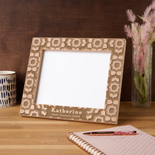 Retro Mediterranean Tiling  Engraved Frames