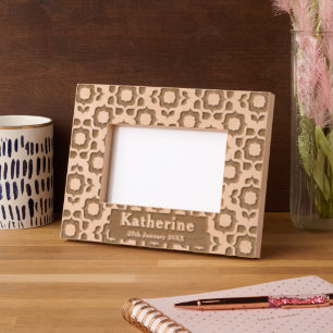 Retro Mediterranean Tiling Engraved Frames