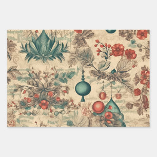 Retro Memories Wrapping Paper Sheets