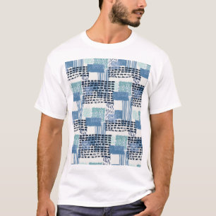 Retro Memphis Doodle Seamless Pattern T-Shirt