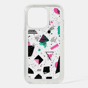 Retro Memphis Geometric Pattern iPhone 15 Pro Case