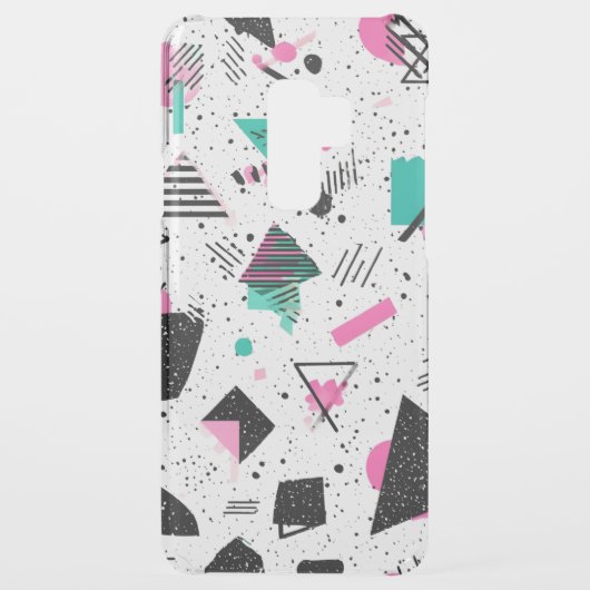 Retro Memphis Geometric Pattern Uncommon Samsung Galaxy Case (Back)